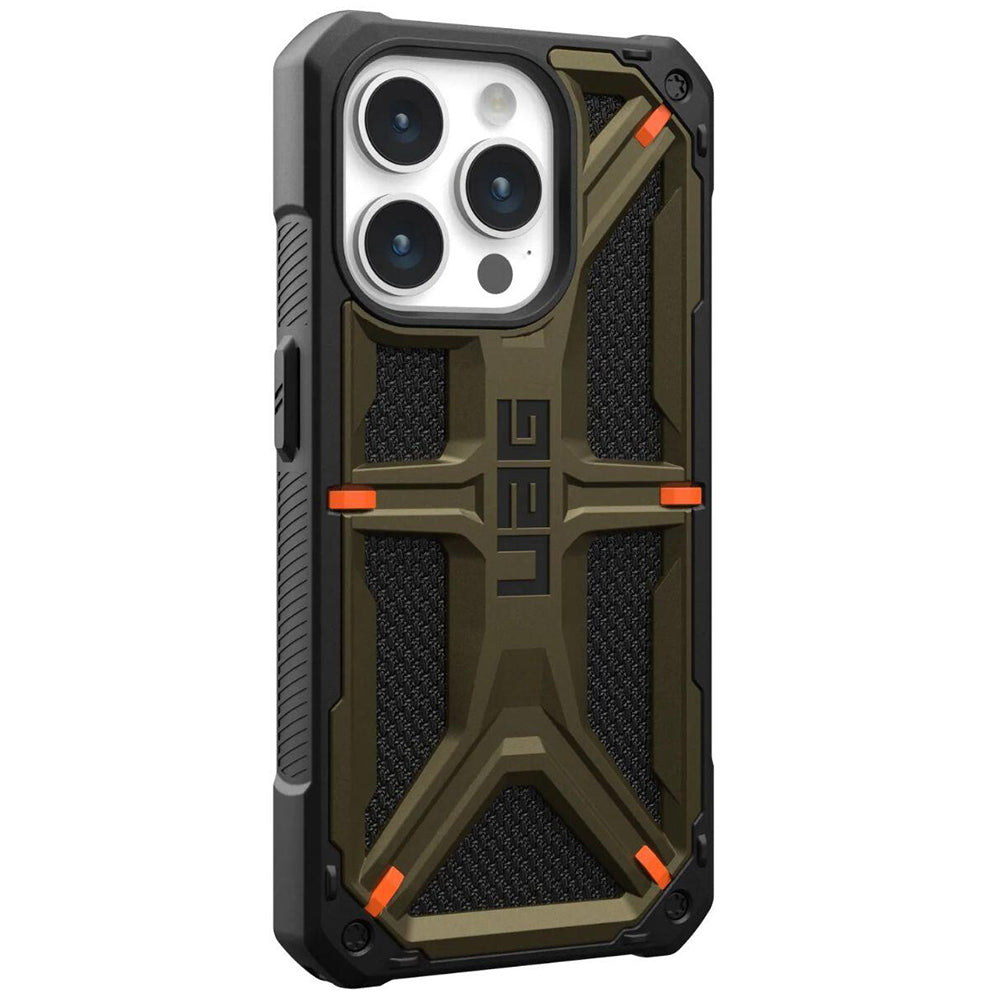 Funda para Apple iPhone 15 Pro Max, Urban Armor Gear, Monarch Kevlar, Verde