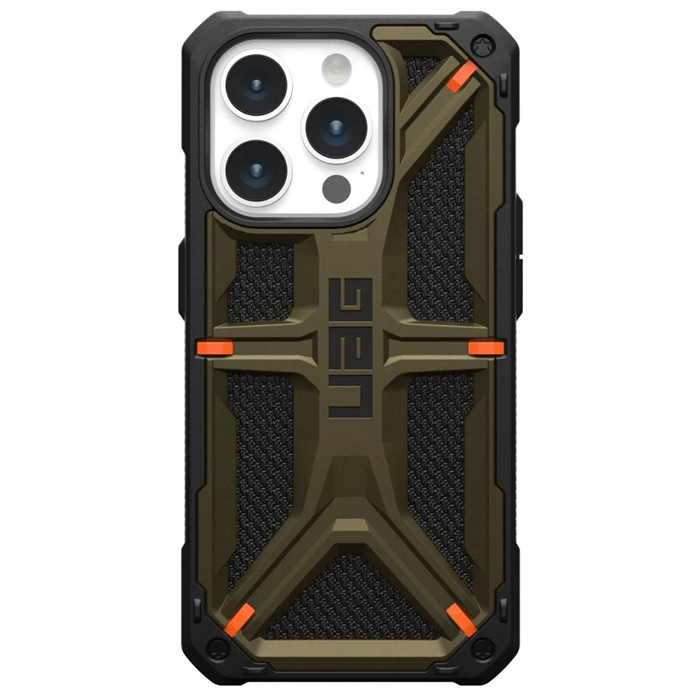 Funda para Apple iPhone 15 Pro Max, Urban Armor Gear, Monarch Kevlar, Verde