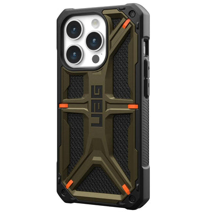 Funda para Apple iPhone 15 Pro Max, Urban Armor Gear, Monarch Kevlar, Verde