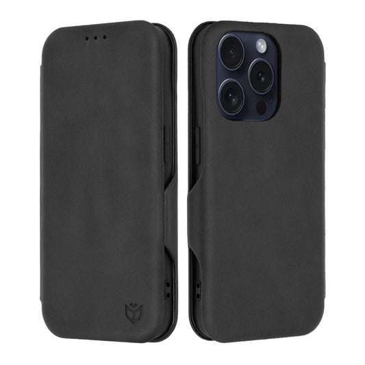 Funda para Apple iPhone 15 Pro, Techsuit, Safe Wallet Plus, Negra
