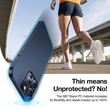 Funda para Apple iPhone 15 Pro, Torras, OriginFit, Azul marino