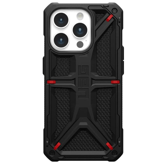 Funda para Apple iPhone 15 Pro, Urban Armor Gear, Monarch Kevlar, Negra