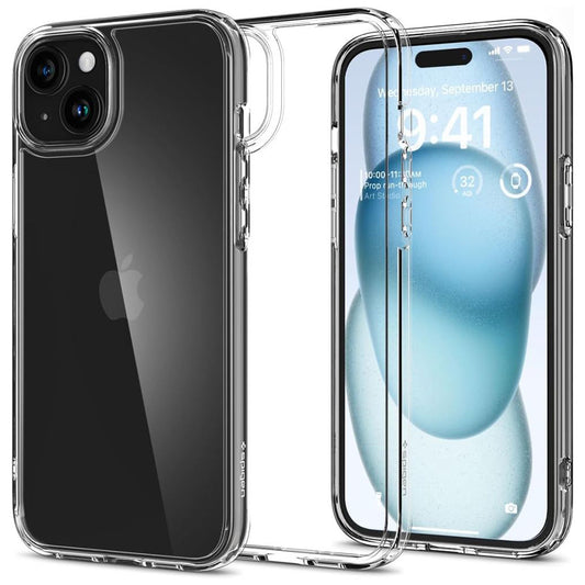 Funda para Apple iPhone 15, Spigen, Ultra Hybrid, Transparente ACS06793