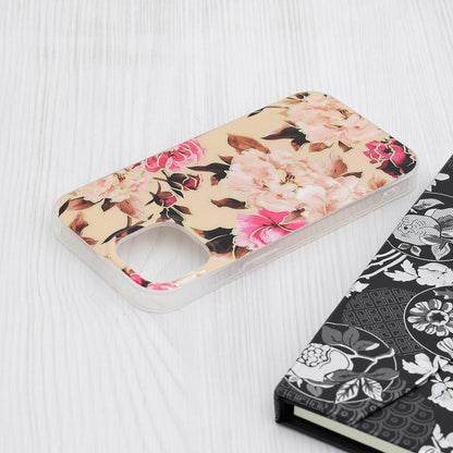 Funda para Apple iPhone 15, Techsuit, Marble, Beige
