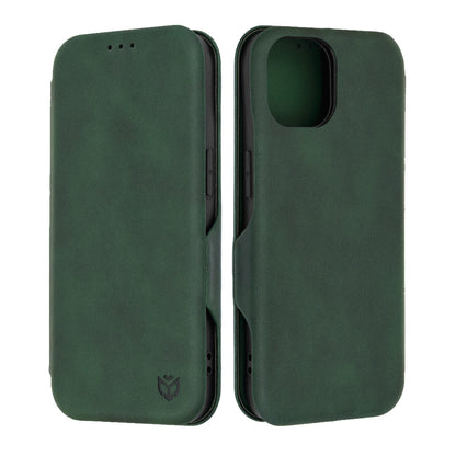 Funda para Apple iPhone 15, Techsuit, Safe Wallet Plus, Verde