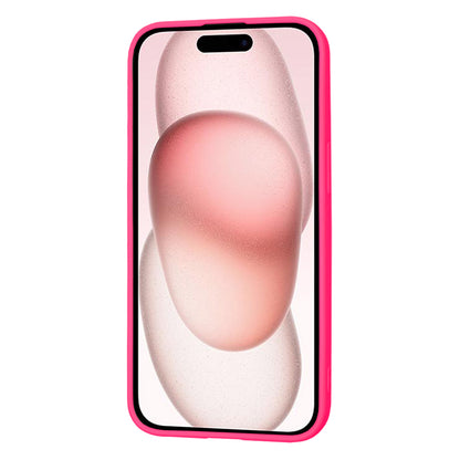 Funda para Apple iPhone 15, Techsuit, SoftFlex, Rosa Oscuro