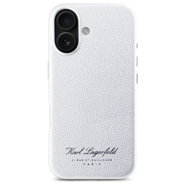 Funda para Apple iPhone 16, Karl Lagerfeld, RSG, Gris