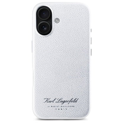 Funda para Apple iPhone 16, Karl Lagerfeld, RSG, Gris