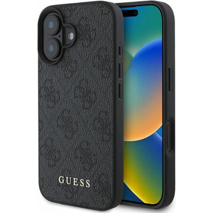 Funda para Apple iPhone 16 Plus, Guess, 4G Classic, Negra