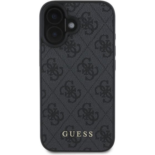 Funda para Apple iPhone 16 Plus, Guess, 4G Classic, Negra