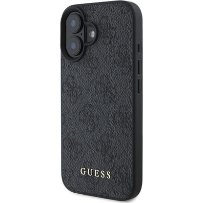 Funda para Apple iPhone 16 Plus, Guess, 4G Classic, Negra