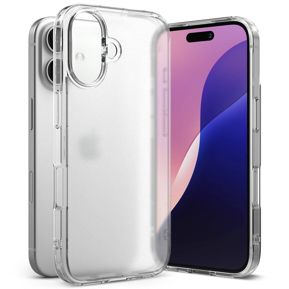 Funda para Apple iPhone 16 Plus, Ringke, Fusion, Transparente Mate