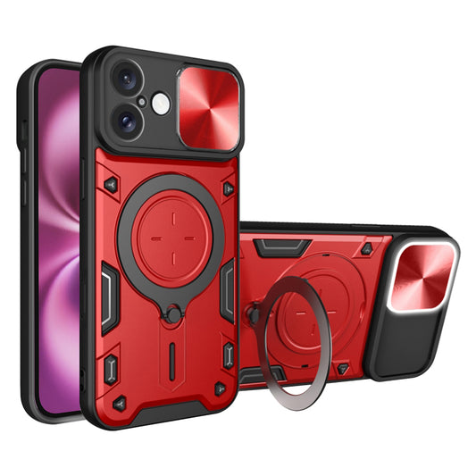 Funda para Apple iPhone 16 Plus, Techsuit, CamGuard Pro, Roja