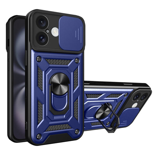 Funda para Apple iPhone 16 Plus, Techsuit, CamShield, Azul