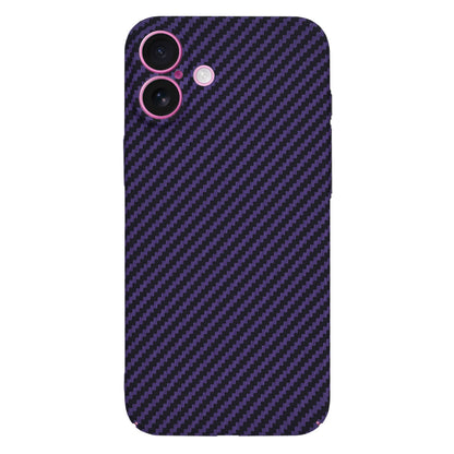 Funda para Apple iPhone 16 Plus, Techsuit, Carbonite FiberShell, Morado