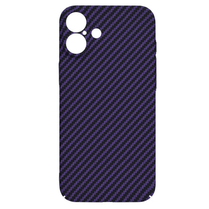 Funda para Apple iPhone 16 Plus, Techsuit, Carbonite FiberShell, Morado