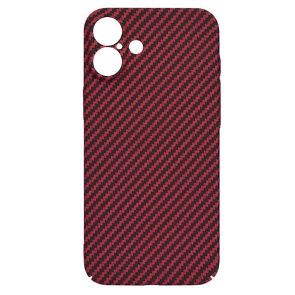 Funda para Apple iPhone 16 Plus, Techsuit, Carbonite FiberShell, Roja