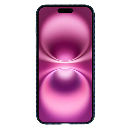Funda para Apple iPhone 16 Plus, Techsuit, Carbonite FiberShell, Turquesa