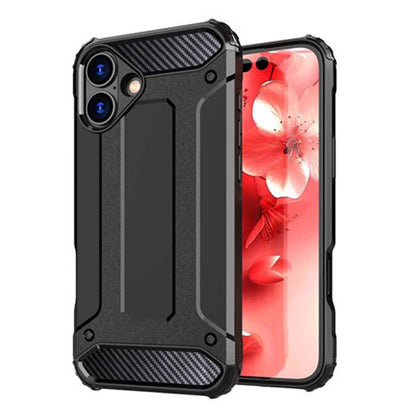 Funda para Apple iPhone 16 Plus, Techsuit, Hybrid Armor, Negra