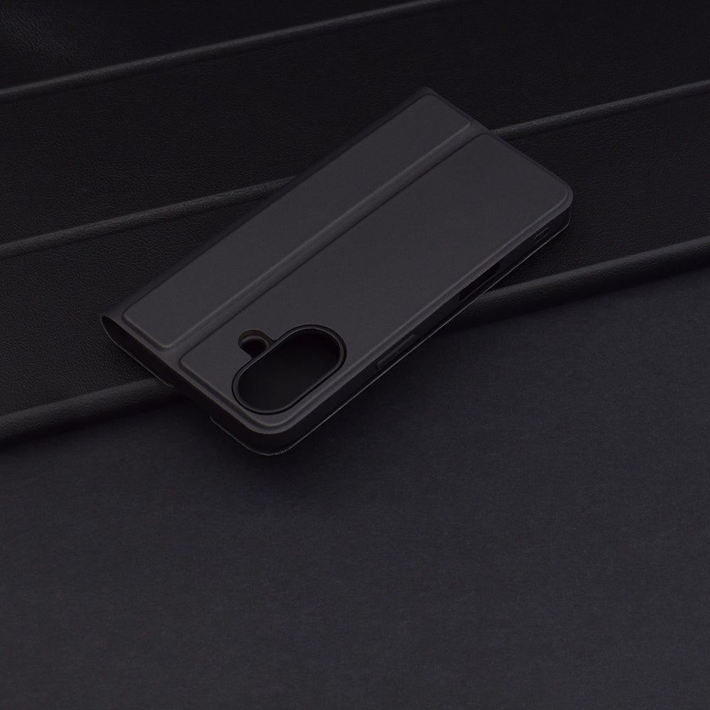 Funda para Apple iPhone 16 Plus, Techsuit, Magskin Book, Negra