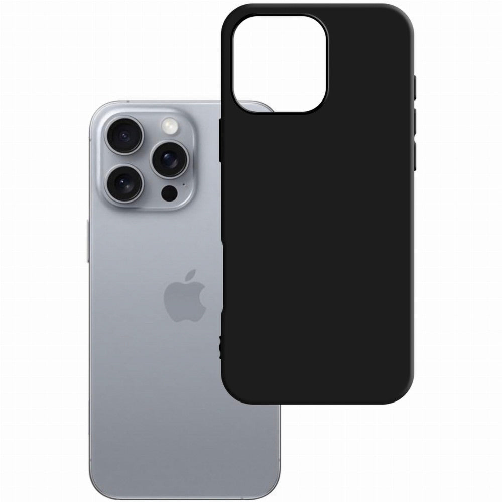 Funda para Apple iPhone 16 Pro, 3MK, Negra Mate