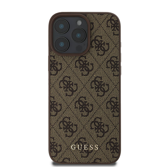 Funda para Apple iPhone 16 Pro, Guess, 4G Classic, Negra
