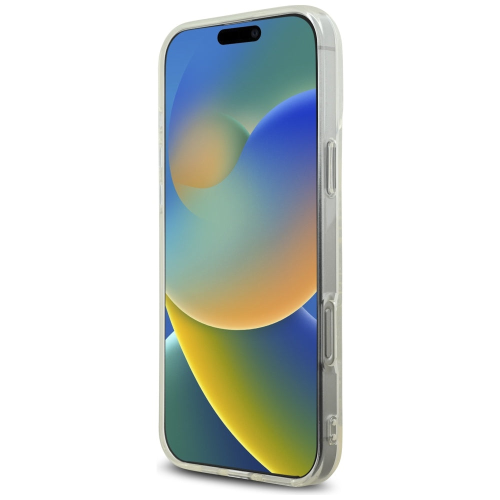 Funda para Apple iPhone 16 Pro, Karl Lagerfeld, IML Rhinestones Transparent Logo, Transparente