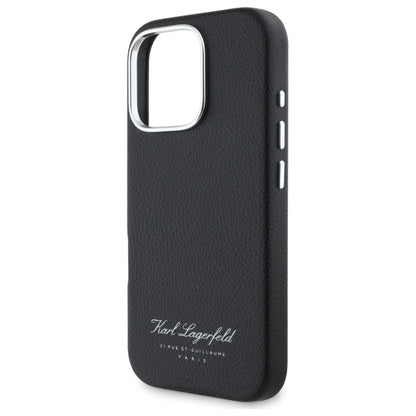 Funda para Apple iPhone 16 Pro, Karl Lagerfeld, RSG, Negra