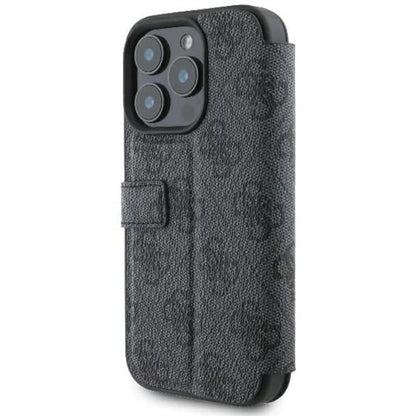 Funda para Apple iPhone 16 Pro Max, Guess, 4G Book, Negra
