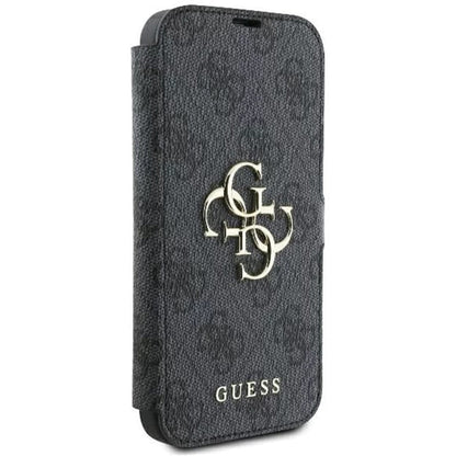 Funda para Apple iPhone 16 Pro Max, Guess, 4G Book, Negra