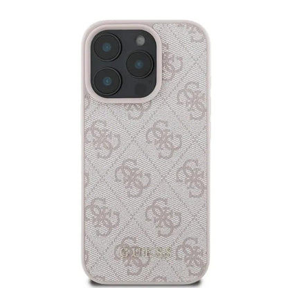Funda para Apple iPhone 16 Pro Max, Guess, 4G Classic, Rosa