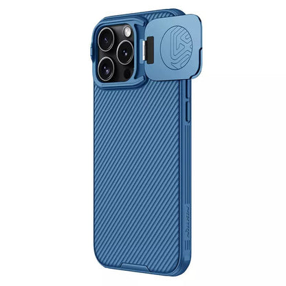 Funda para Apple iPhone 16 Pro Max, Nillkin, CamShield Prop, Azul