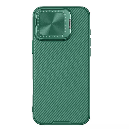 Funda para Apple iPhone 16 Pro Max, Nillkin, CamShield Prop, Verde