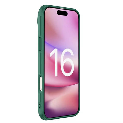 Funda para Apple iPhone 16 Pro Max, Nillkin, CamShield Prop, Verde