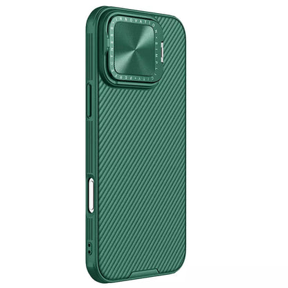 Funda para Apple iPhone 16 Pro Max, Nillkin, CamShield Prop, Verde