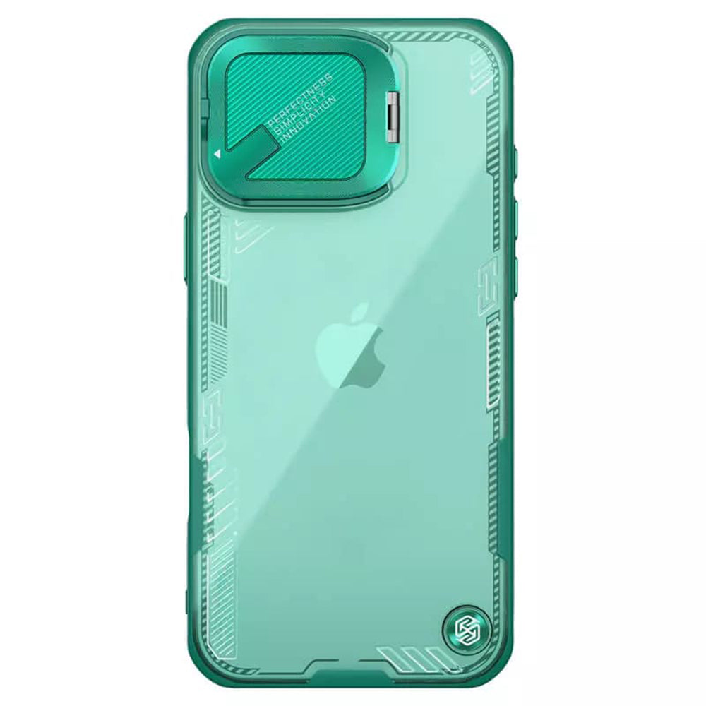 Funda para Apple iPhone 16 Pro Max, Nillkin, Iceblade Prop (sin recorte para cámara), Verde