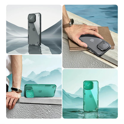 Funda para Apple iPhone 16 Pro Max, Nillkin, Iceblade Prop (sin recorte para cámara), Verde