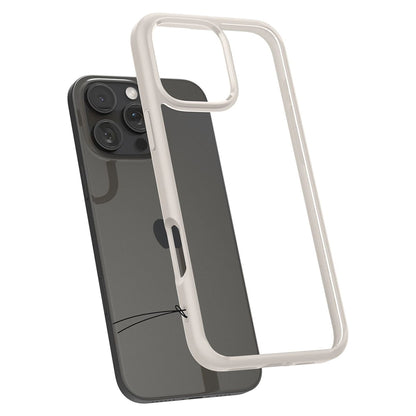 Case for Apple iPhone 16 Pro Max, Spigen, Ultra Hybrid, Beige ACS08385