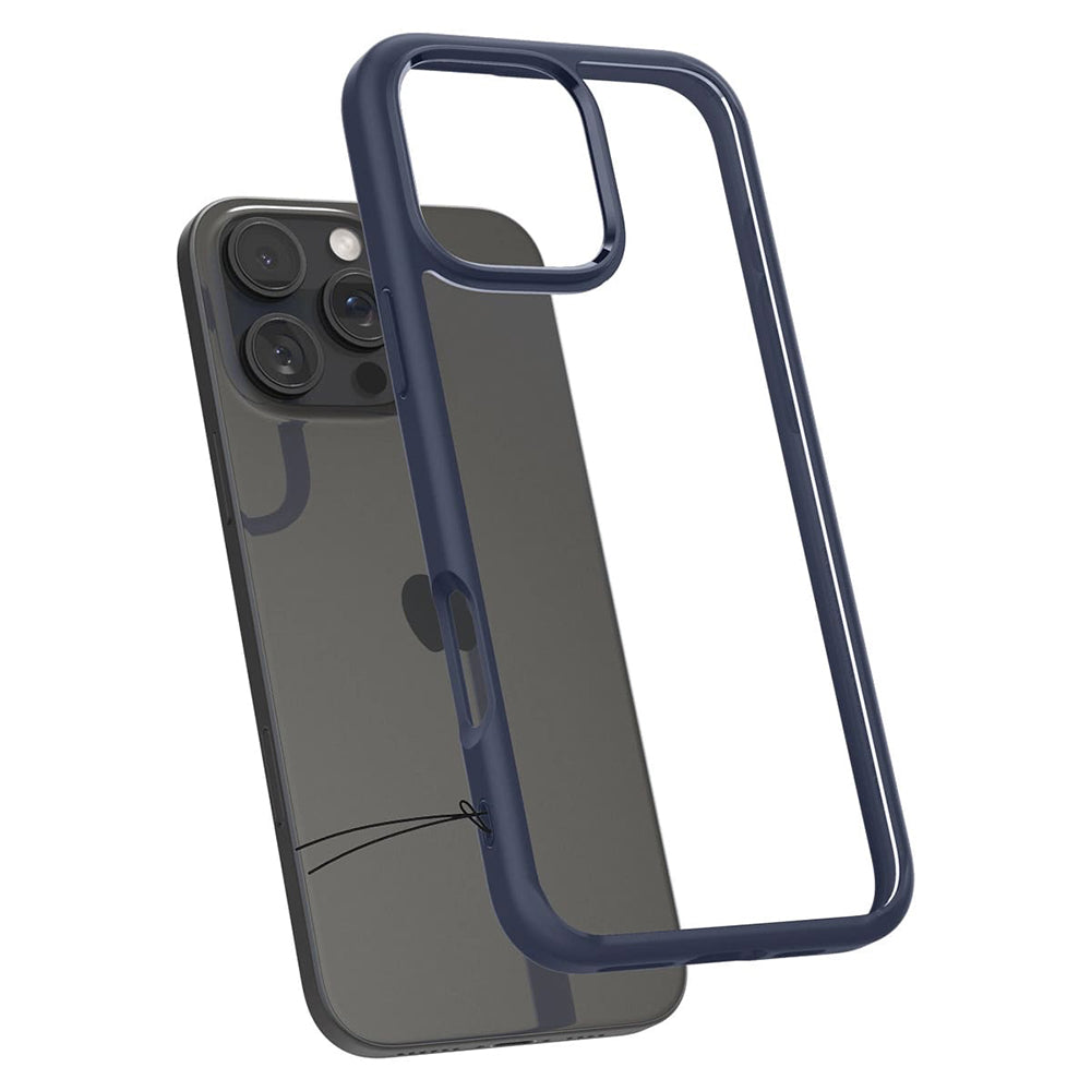 Funda para Apple iPhone 16 Pro Max, Spigen, Ultra Hybrid, Azul Marino
