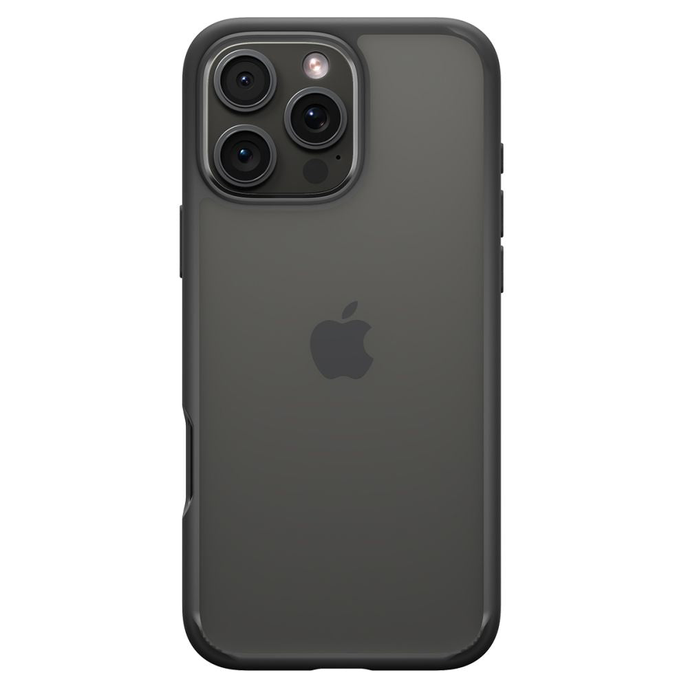 Funda para Apple iPhone 16 Pro Max, Spigen, Ultra Hybrid, Negra Mate ACS07996