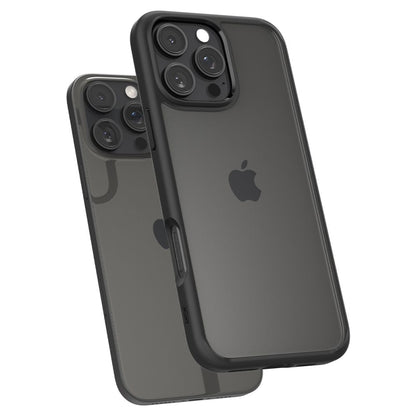 Funda para Apple iPhone 16 Pro Max, Spigen, Ultra Hybrid, Negra Mate ACS07996