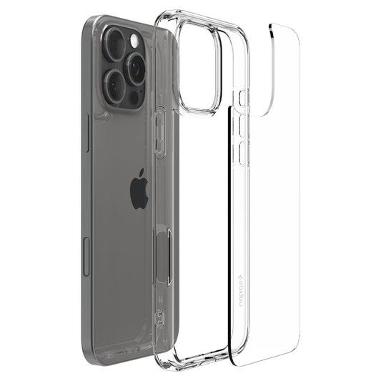 Funda para Apple iPhone 16 Pro Max, Spigen, Ultra Hybrid, Transparente ACS07992