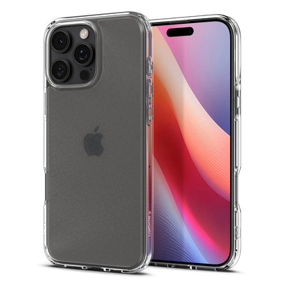 Funda para Apple iPhone 16 Pro Max, Spigen, Ultra Hybrid, Transparente Satinada ACS07993