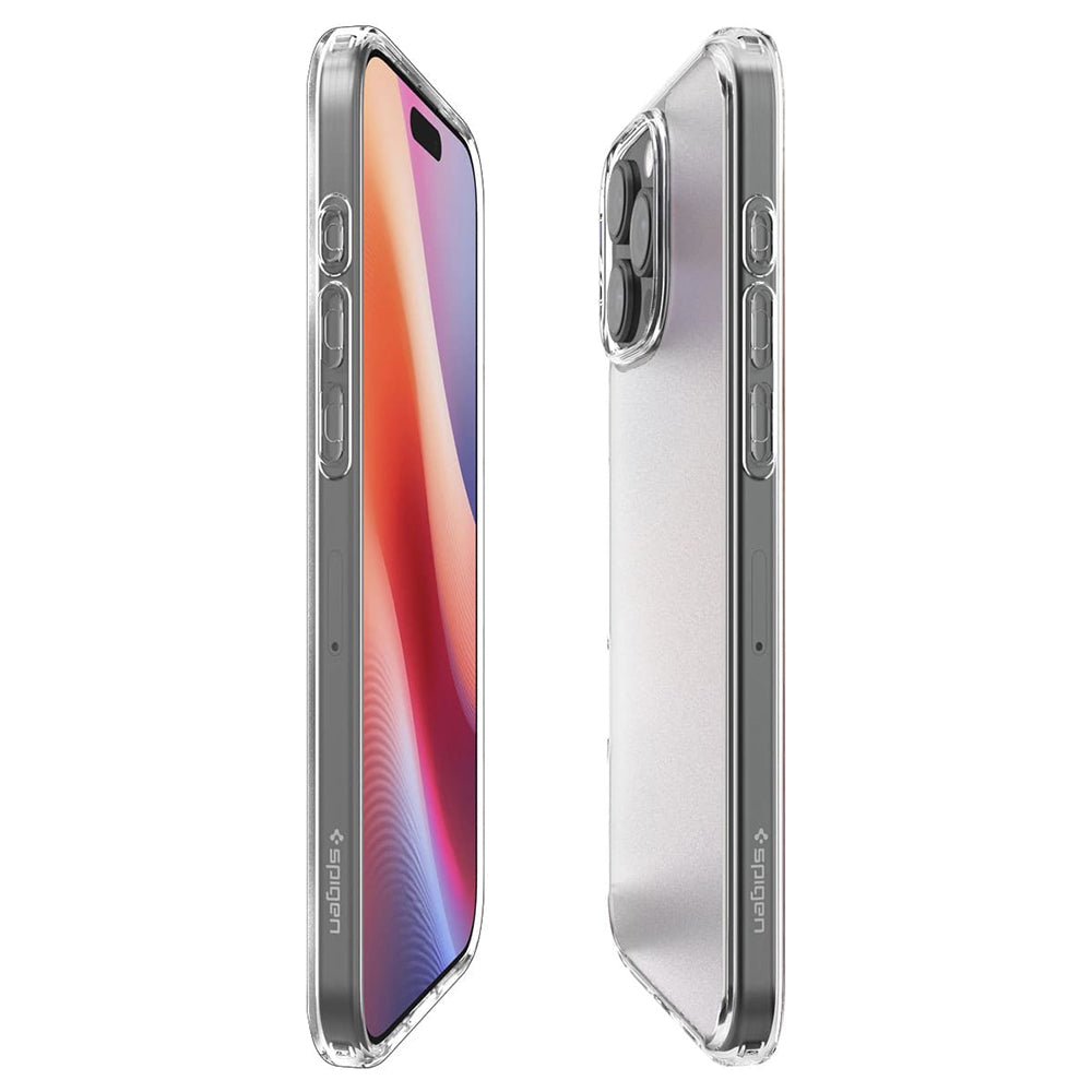Funda para Apple iPhone 16 Pro Max, Spigen, Ultra Hybrid, Transparente Satinada ACS07993