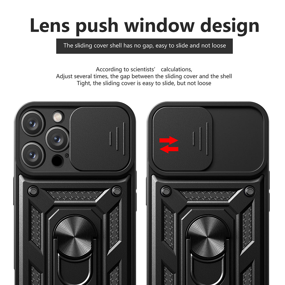 Funda para Apple iPhone 16 Pro Max, Techsuit, CamShield, Negra