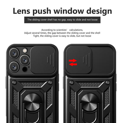 Funda para Apple iPhone 16 Pro Max, Techsuit, CamShield, Negra