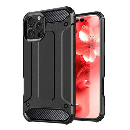 Funda para Apple iPhone 16 Pro Max, Techsuit, Hybrid Armor, Negra