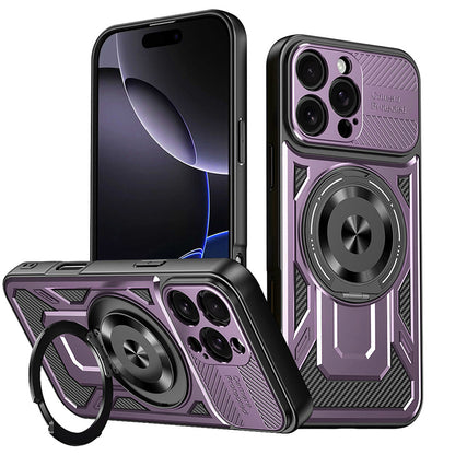 Funda para Apple iPhone 16 Pro Max, Techsuit, RuggedCam, Morado