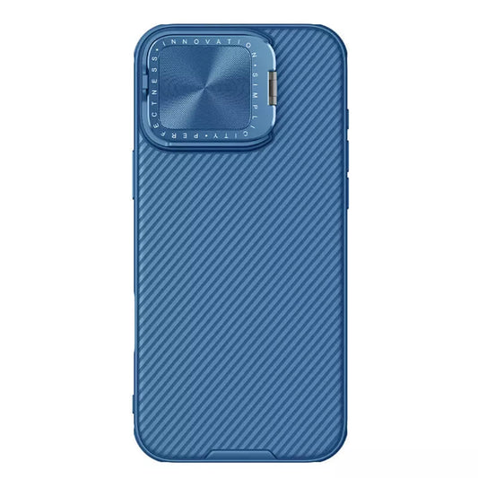 Funda para Apple iPhone 16 Pro, Nillkin, CamShield Prop, Azul