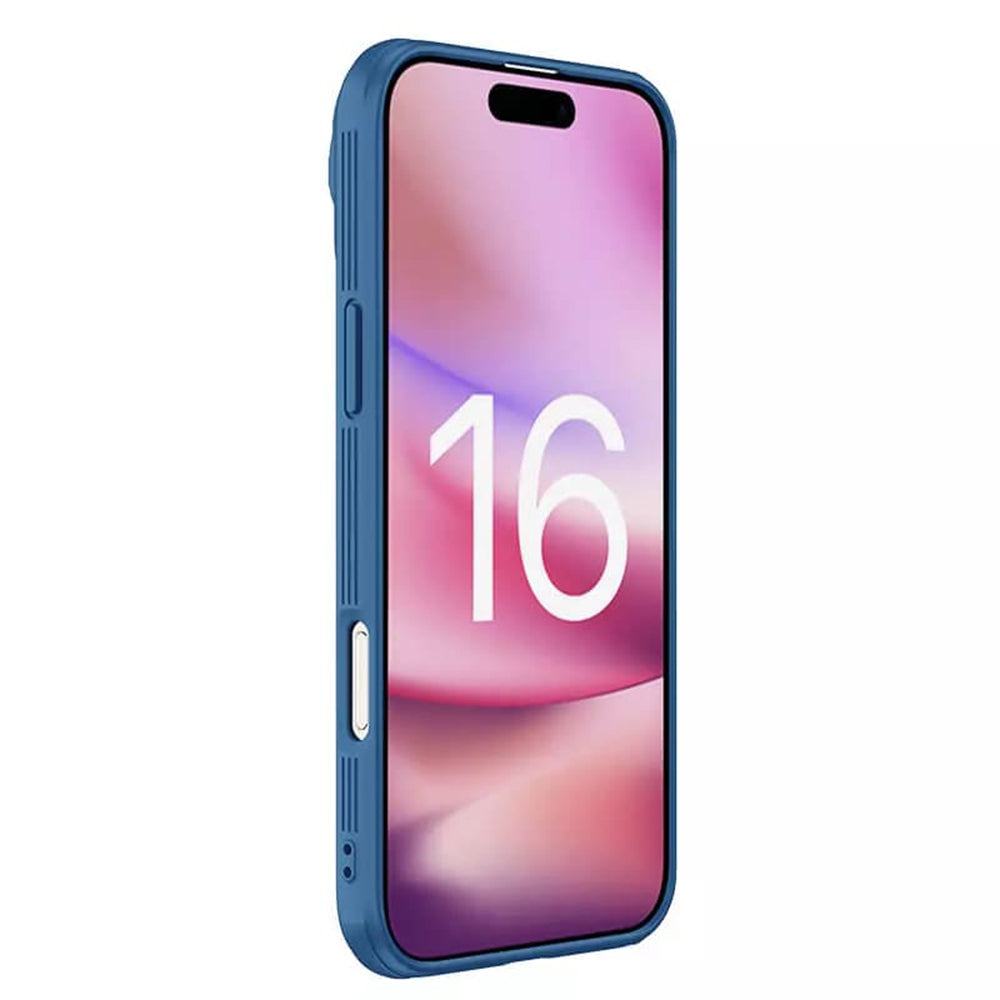Funda para Apple iPhone 16 Pro, Nillkin, CamShield Prop, Azul